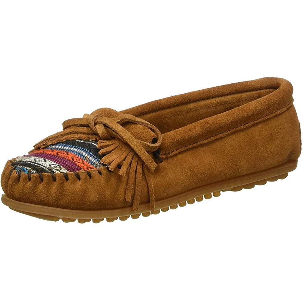 Minnetonka Women's Kilty Hardsole Moccasins / NEW in the box